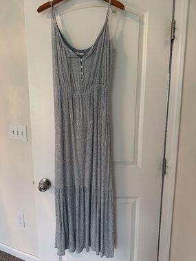 Abercrombie Blue Floral Maxi Dress